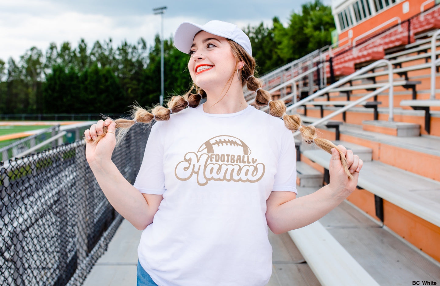 Football Mama LIGHT TAN INK