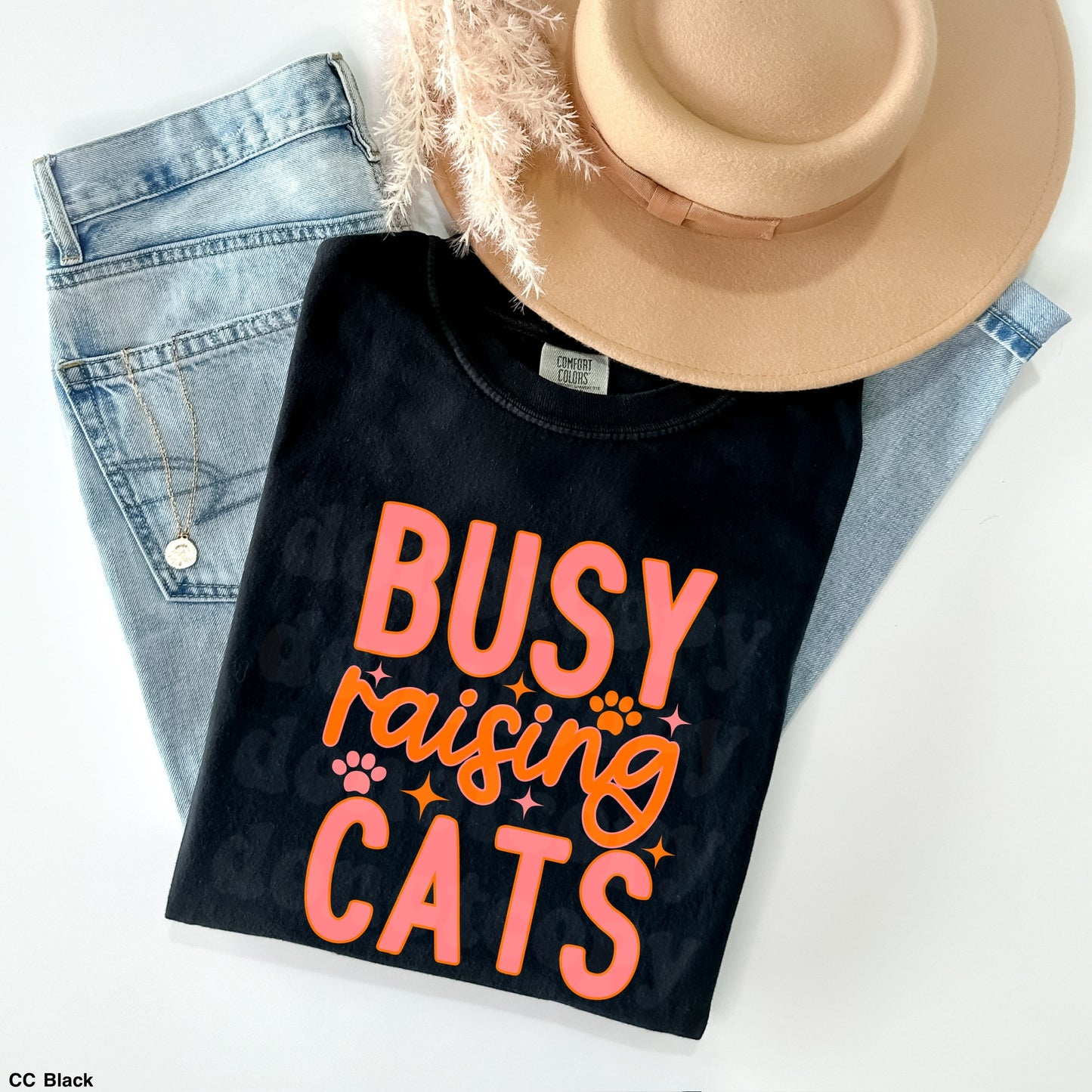 Busy Raising Cats MATTE CLEAR FILM