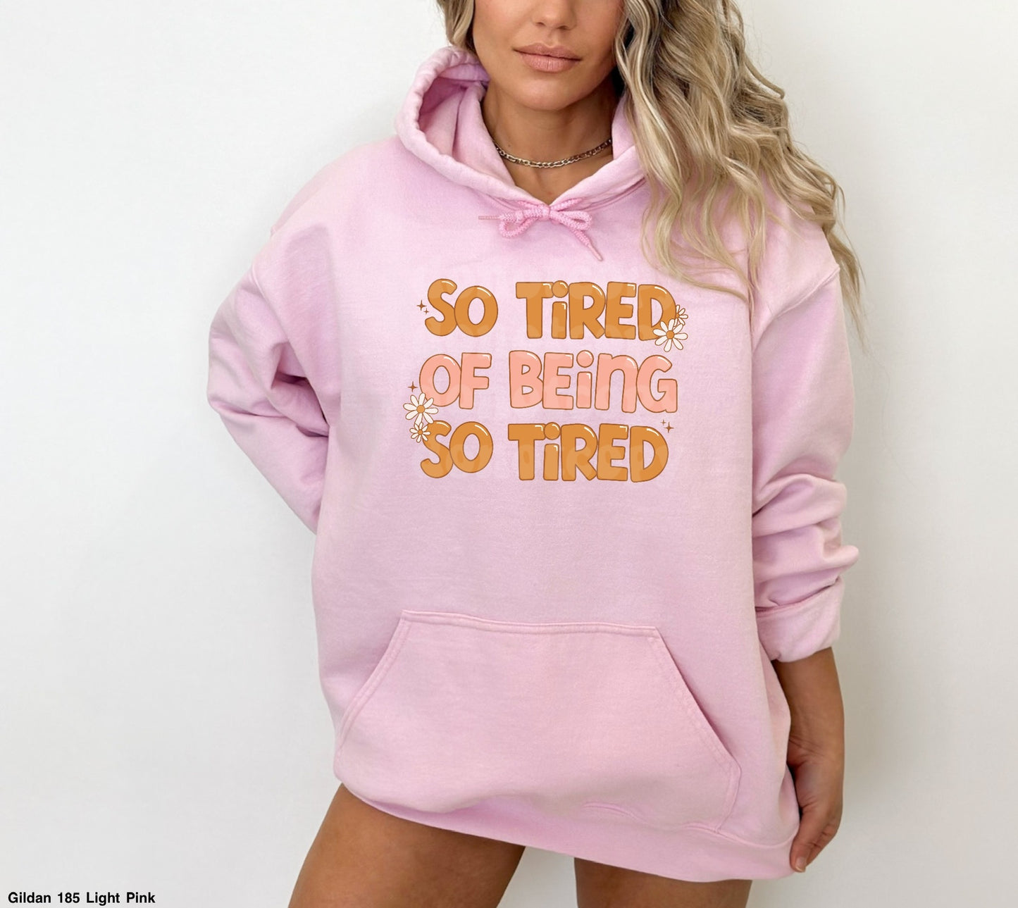 Tired of Being Tired MATTE CLEAR FILM