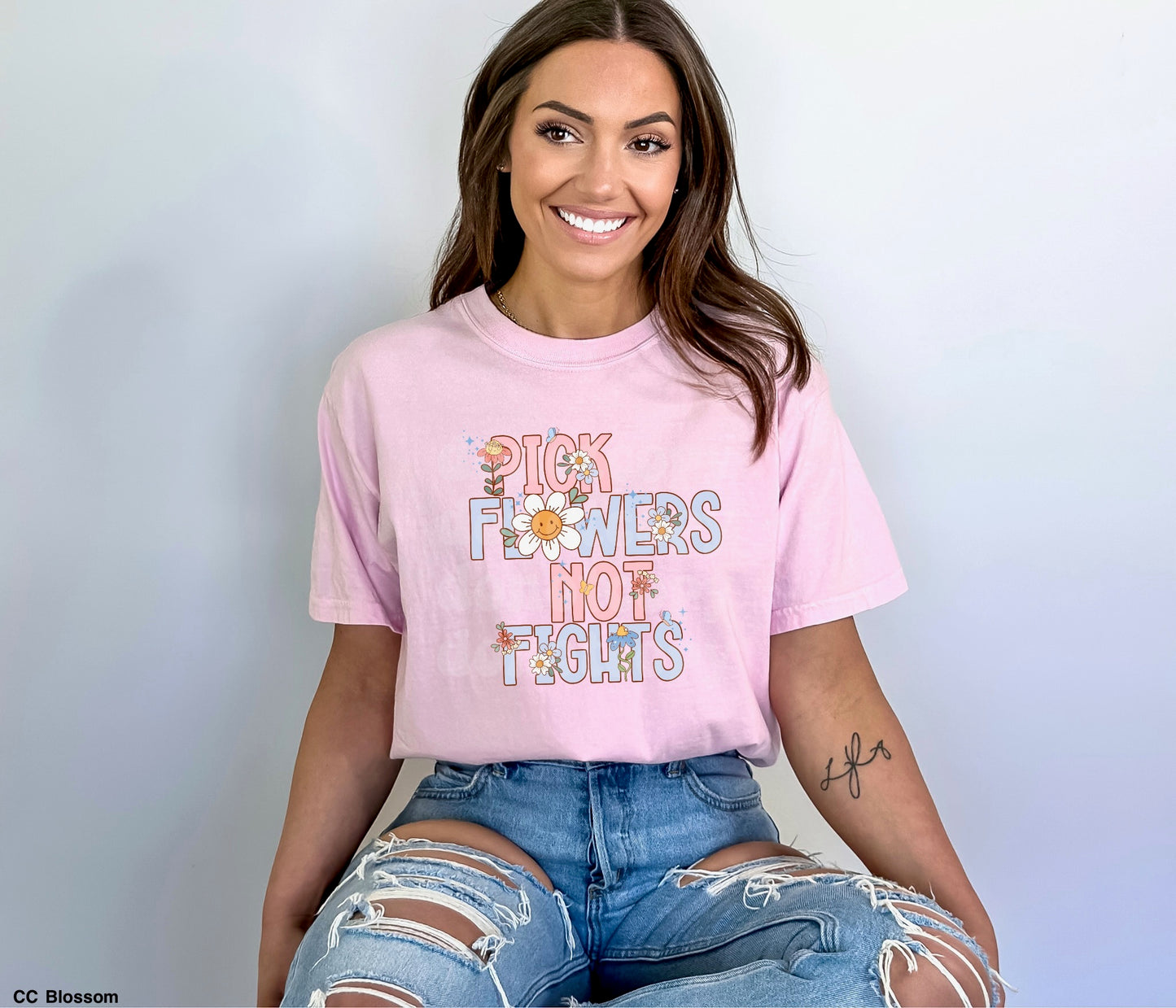 Pick Flowers Not Fights EXCLUSIVE MATTE CLEAR FILM