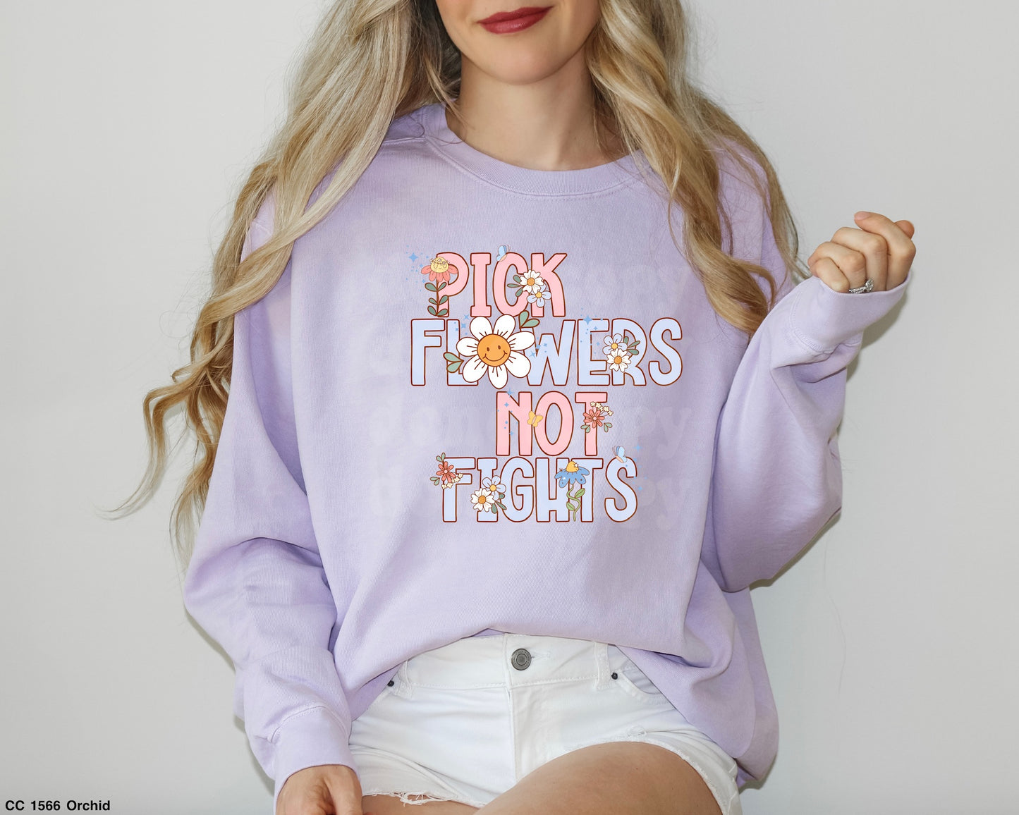 Pick Flowers Not Fights EXCLUSIVE MATTE CLEAR FILM