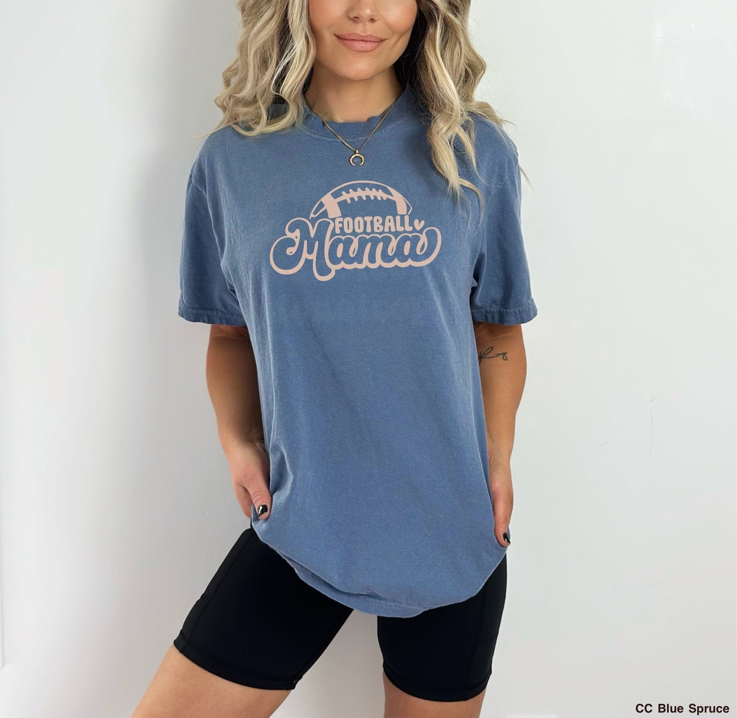 Football Mama LIGHT TAN INK
