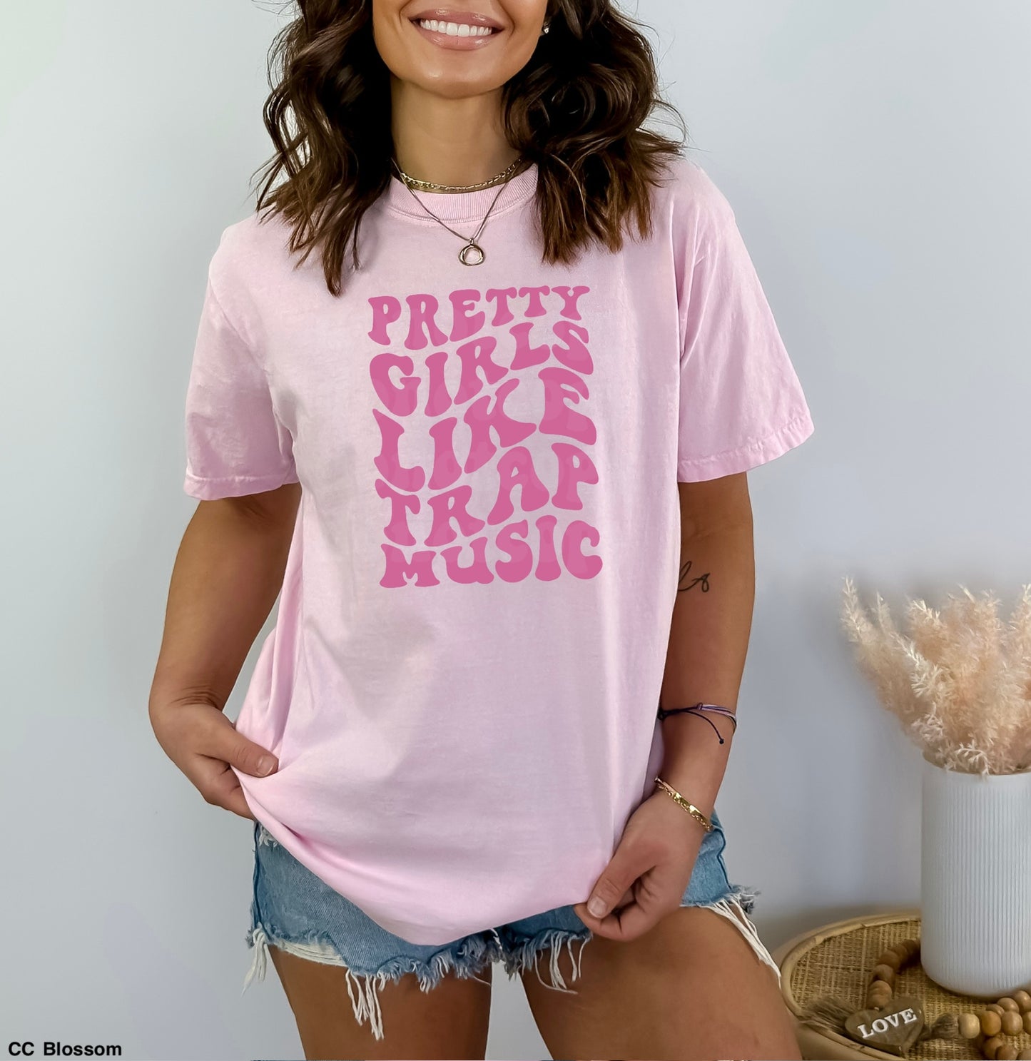 Pretty Girls Like Trap Music HOT PINK INK