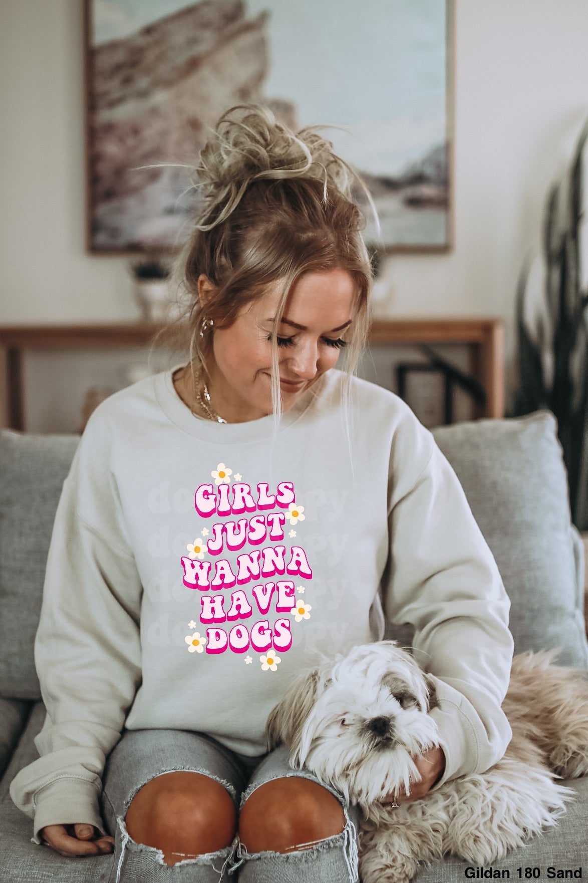 Girls Just Wanna Have Dogs MATTE CLEAR FILM