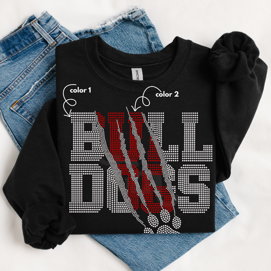 Bulldogs Claw SPANGLE TRANSFER