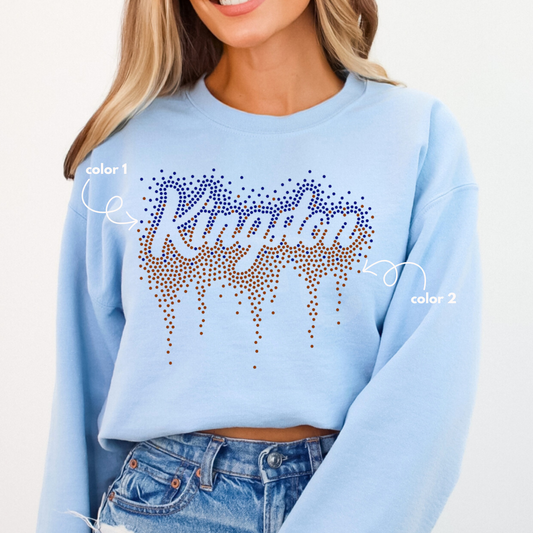 Kingston Ombre Drip SPANGLE TRANSFER