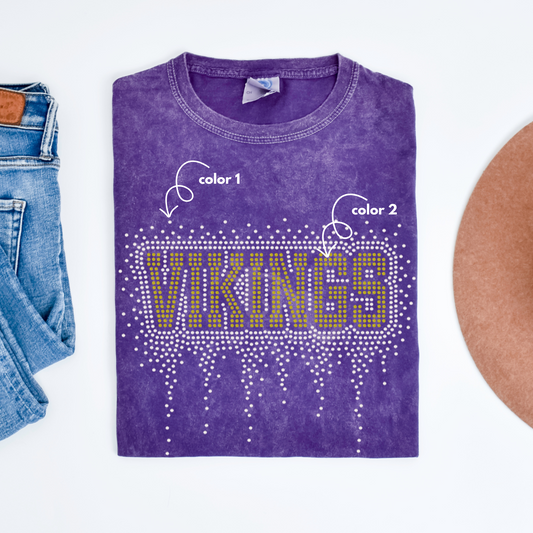 Vikings Athletic Drip SPANGLE TRANSFER