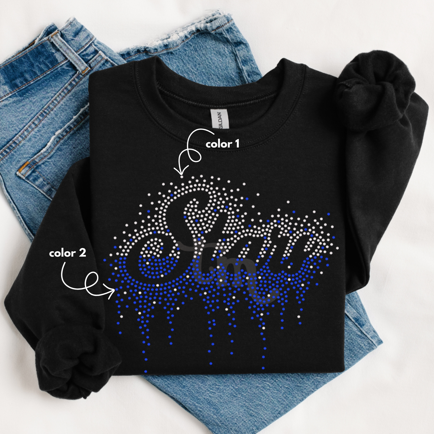 Stars Ombre Drip SPANGLE TRANSFER