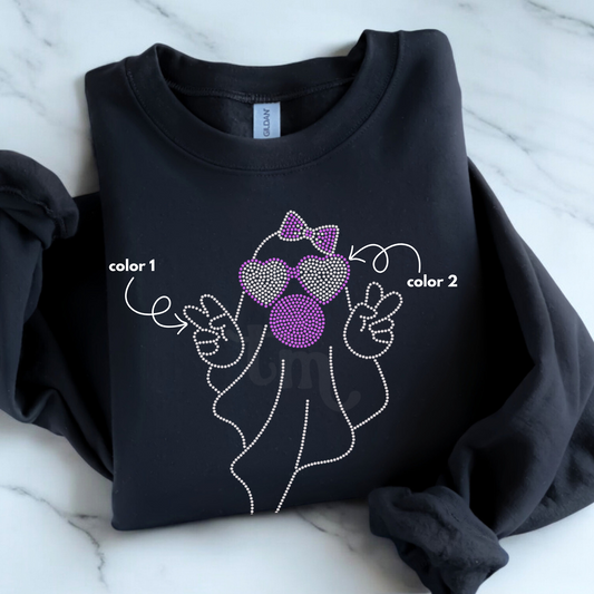 Bubble Gum Ghost SPANGLES TRANSFER