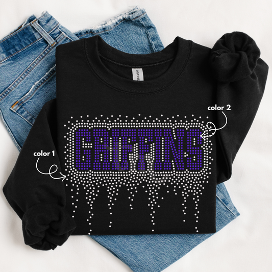 Griffins Athletic Drip SPANGLE TRANSFER