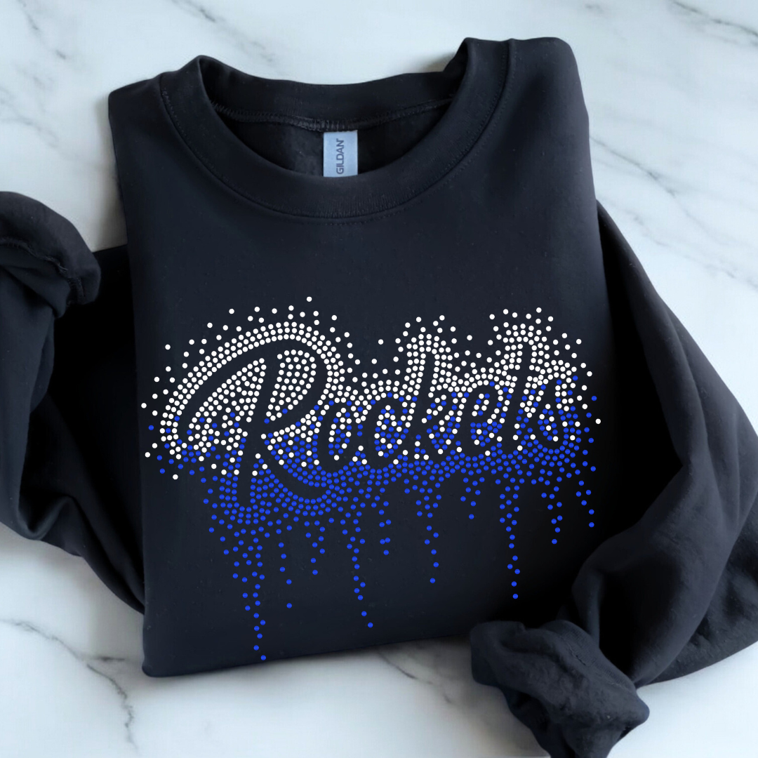 Rockets Ombre Drip SPANGLE TRANSFER