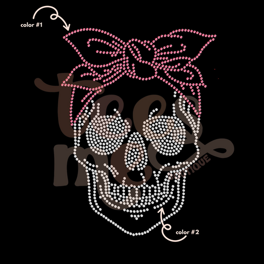 Skull Bandana SPANGLE TRANSFER