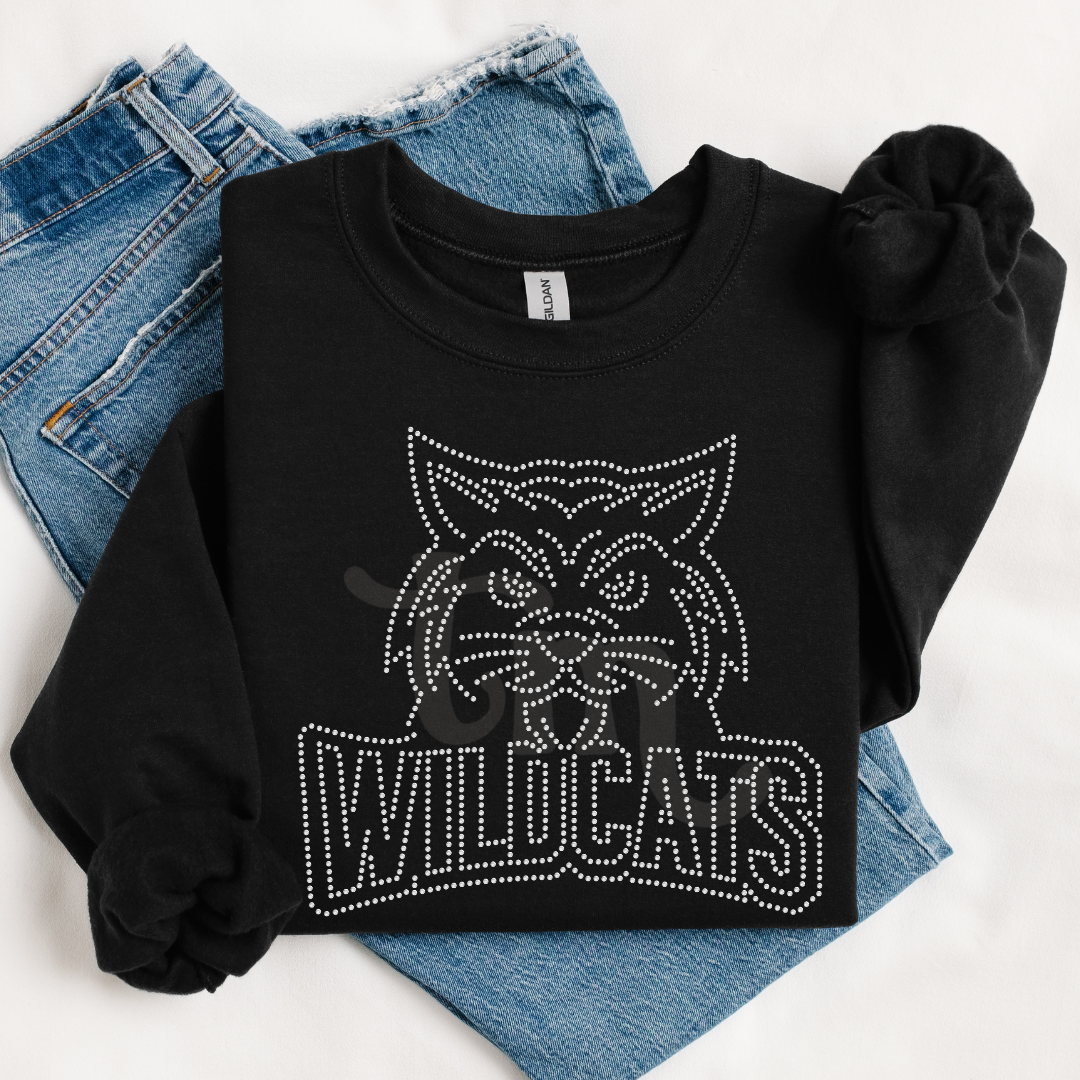 Wildcats w/ Mascot Name SPANGLE TRANSFER