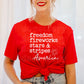Freedom Fireworks Stars And Stripes America