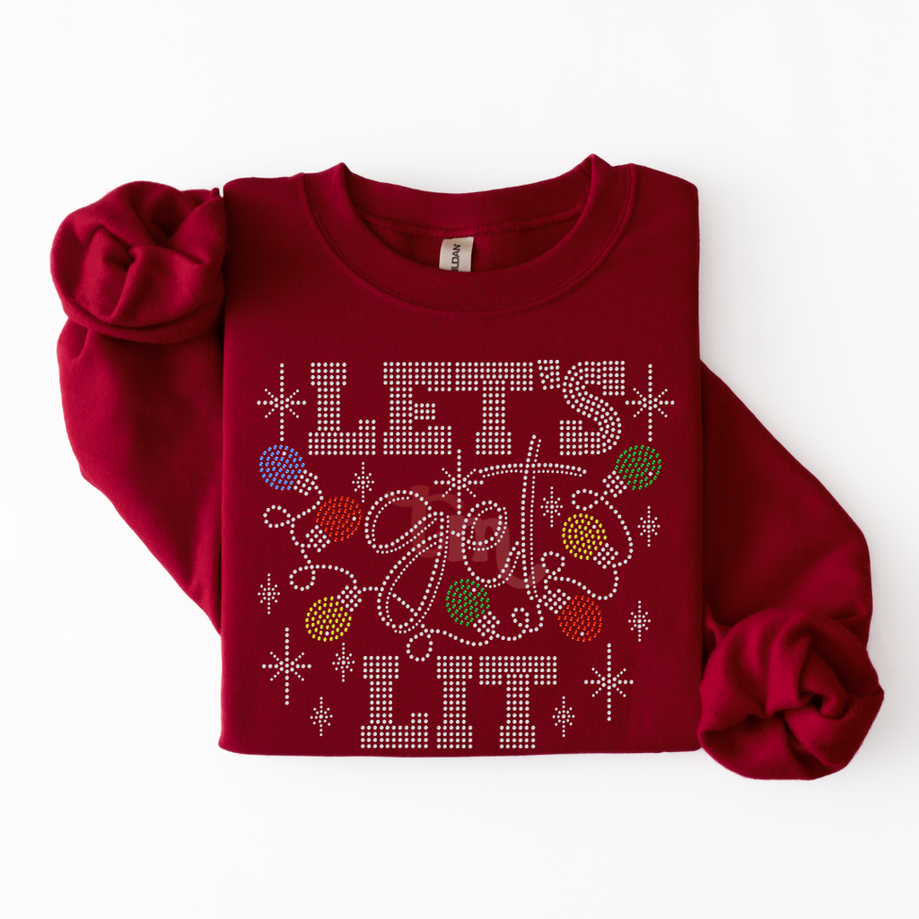 Let's Get Lit SPANGLES TRANSFER