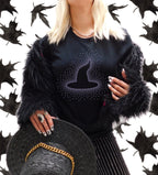 Witch Hat Scatter RHINESTONE TRANSFER