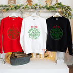 Christmas Bow Ornament SPANGLES TRANSFER