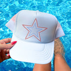 Star SHEET OF FOUR RHINESTONE TRANSFERS