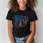 4th of July Firecracker YOUTH SPANGLE TRANSFER