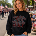MADE TO ORDER // 4th of July with Flags SPANGLE TRANSFER c. 102 + 2899 + 110
