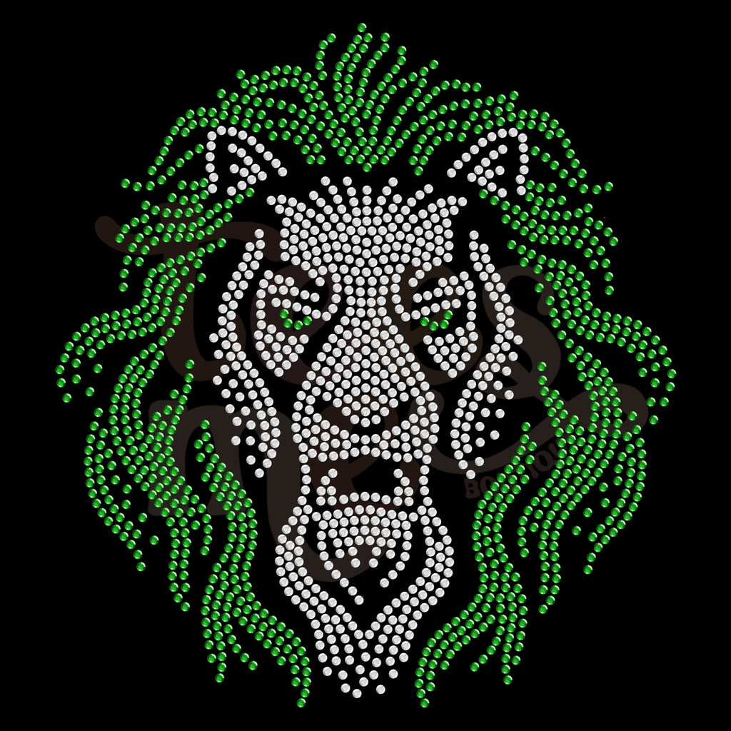 Mascot Rhinestone Lion Mascot SS16 RHINESTONE TRANSFER – Tees Me Boutique