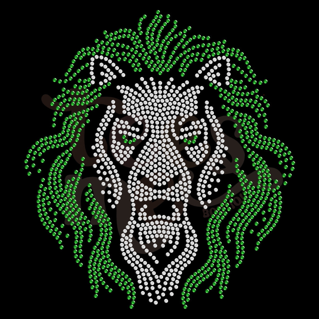 Lion Mascot SPANGLES TRANSFER