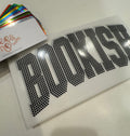 READY TO SHIP // Bookish Arched SPANGLE TRANSFER c. 119 (holo black)