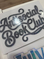 READY TO SHIP // Antisocial Book Club SPANGLE TRANSFER c. 135