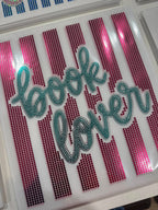 READY TO SHIP // Book Lover Striped SPANGLE TRANSFER c. 2036 + 2008 + 2006