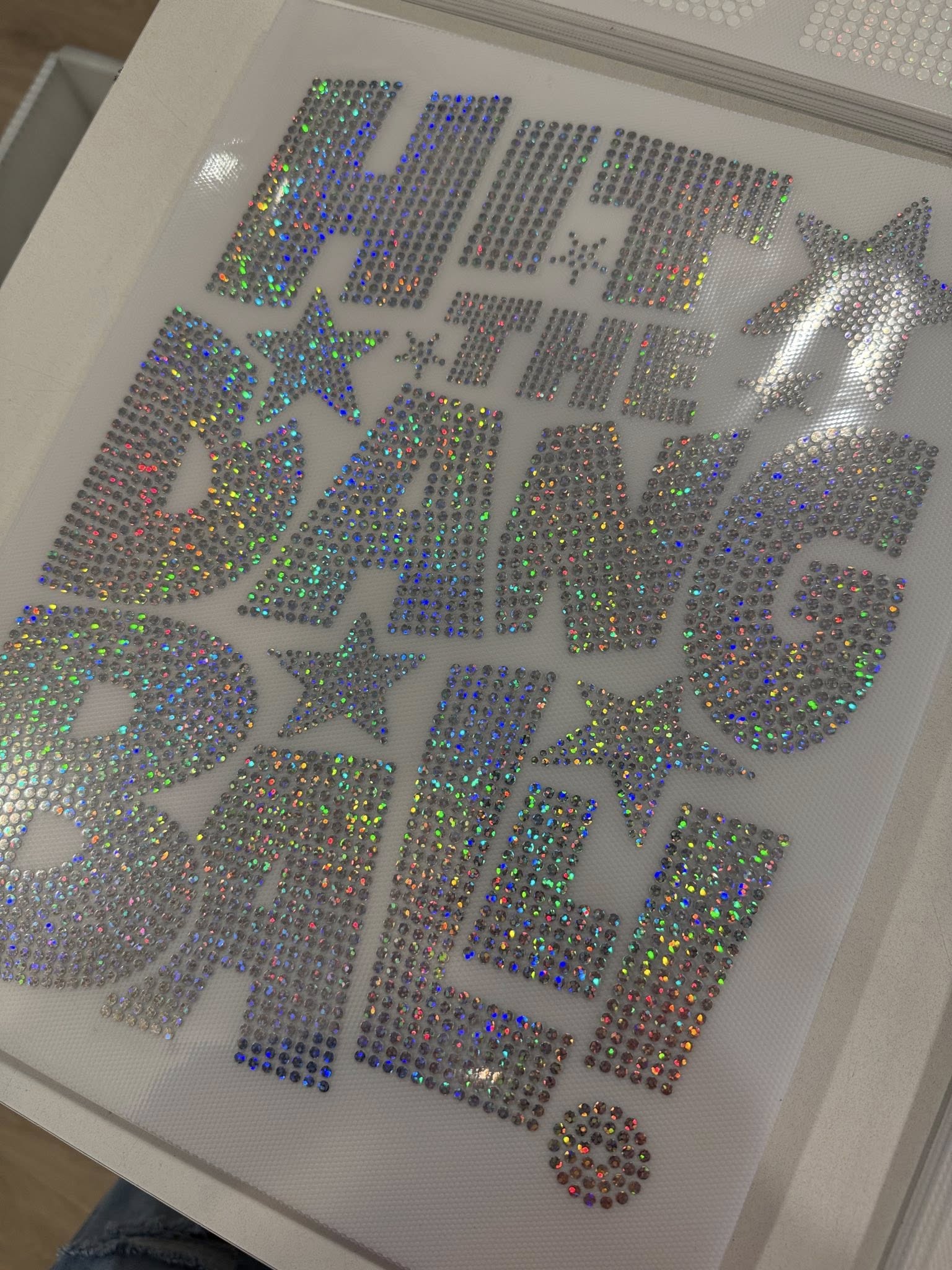 READY TO SHIP // Hit the Dang Ball SPANGLE TRANSFER c. 101