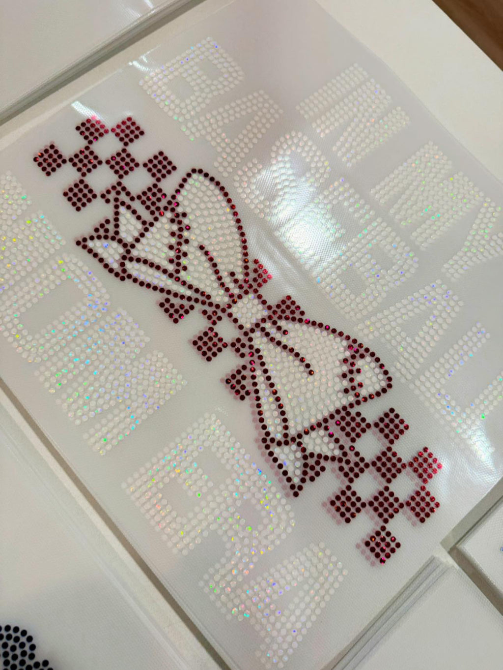 READY TO SHIP // Baseball Mom Era Bow SPANGLE TRANSFER c. 2899 + 102