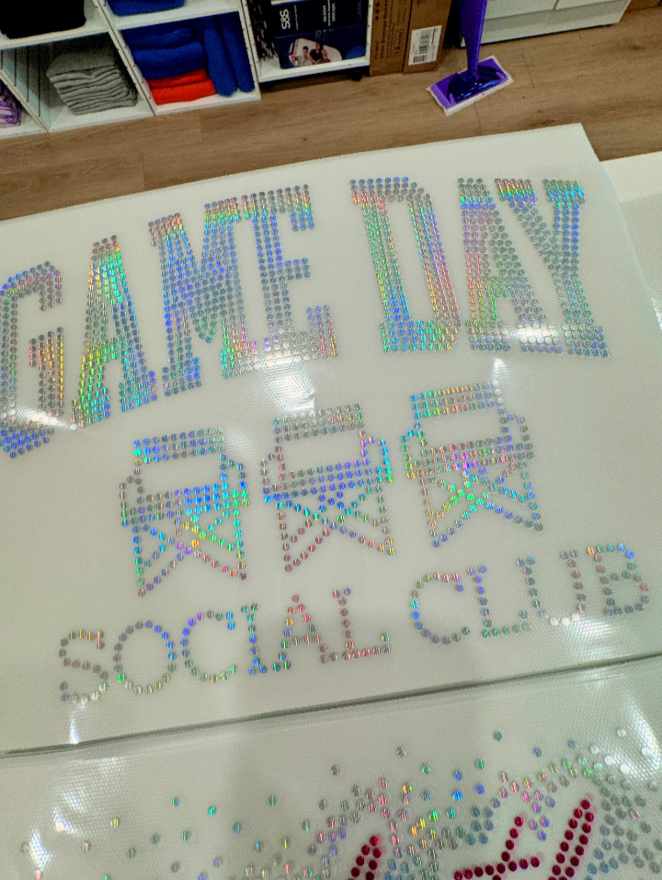 READY TO SHIP // Game Day Social Club SPANGLE TRANSFER c. 8501