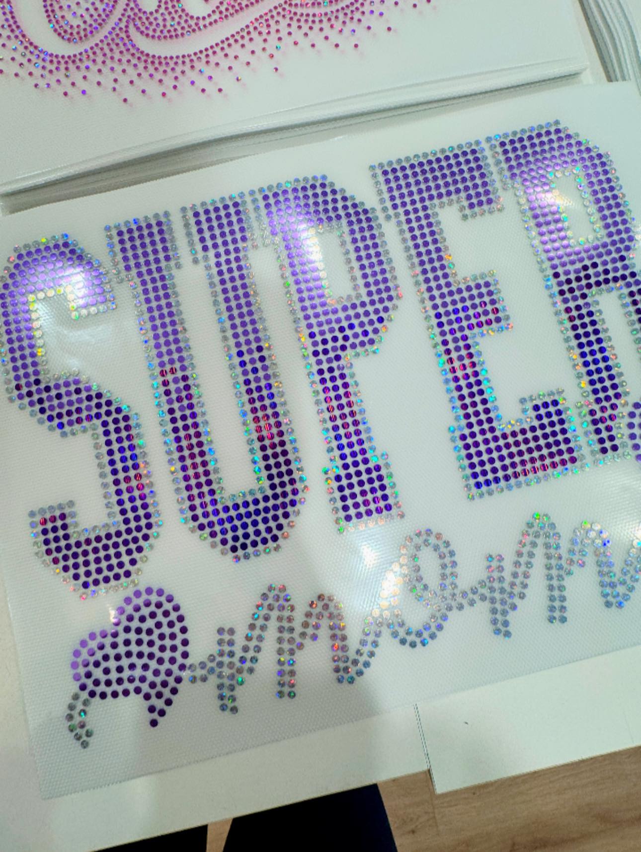 READY TO SHIP // Ombre Super Mom SPANGLE TRANSFER c. 101 + 2025 + 8508
