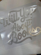 READY TO SHIP // Will Yap About Books SPANGLE TRANSFER c. 337 matte gold