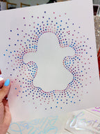 READY TO SHIP // Ghost Scatter SPANGLE TRANSFER c. 16230 NEW COLOR PATTERN