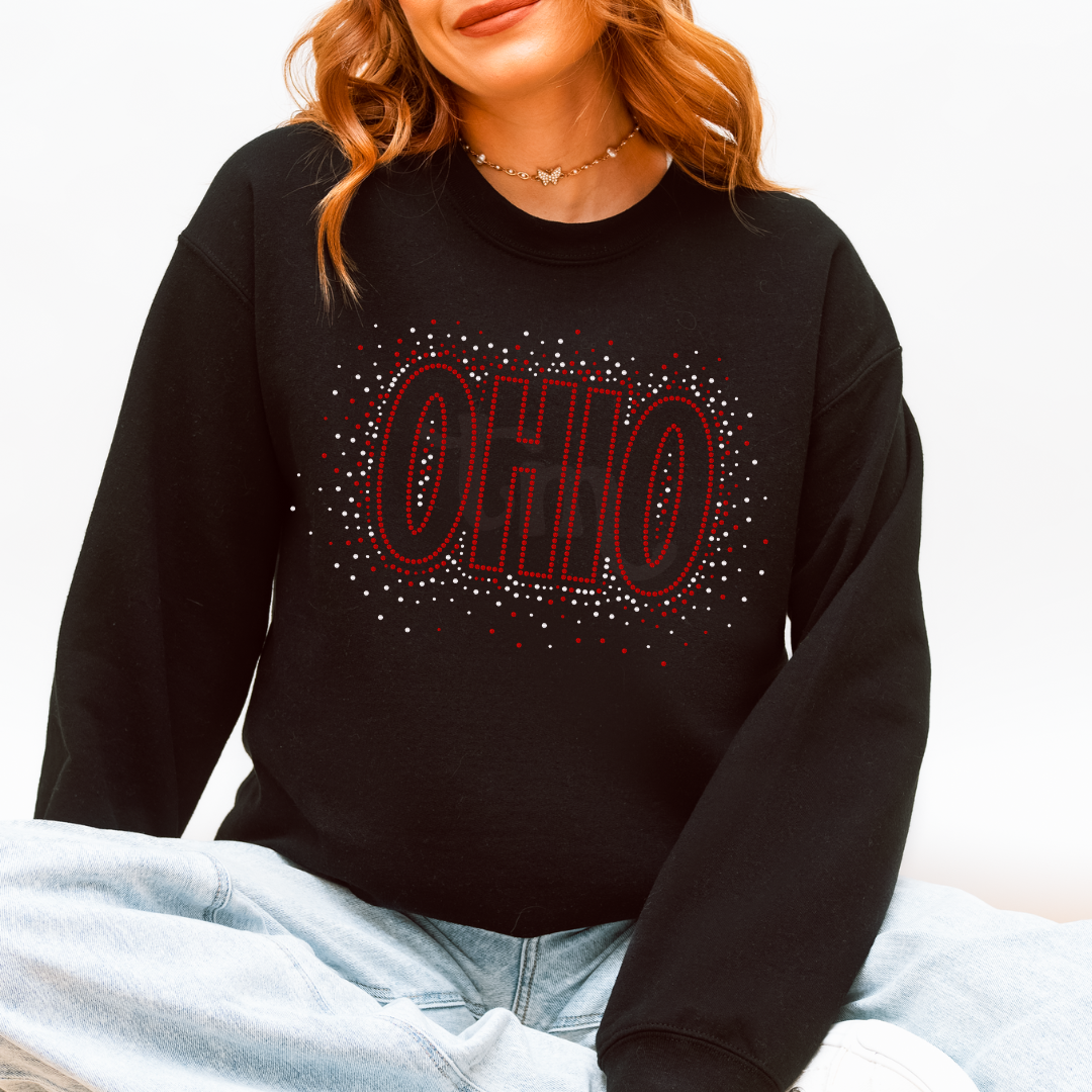 Ohio Scatter Snow Font SPANGLE TRANSFER