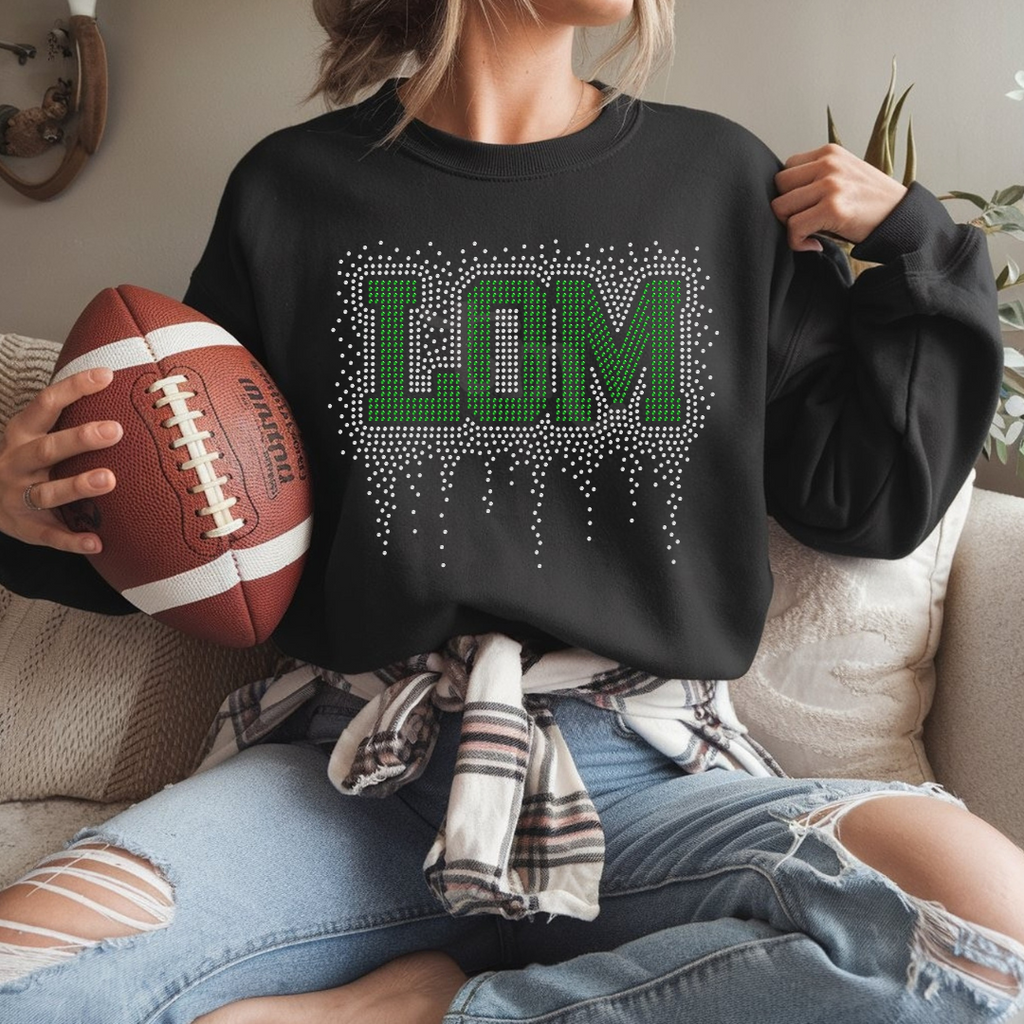 LOM Athletic Drip RHINESTONE TRANSFER
