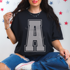 Custom SPANGLE Text SPANGLE Transfer - 11.5" BIG Letters- One Color