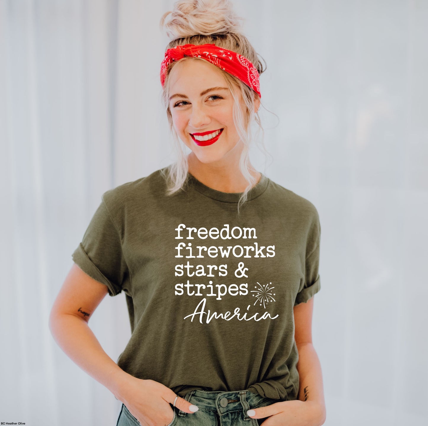 Freedom Fireworks Stars And Stripes America