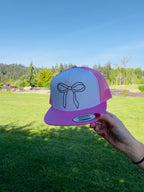 Coquette Bow Rhinestone Hat