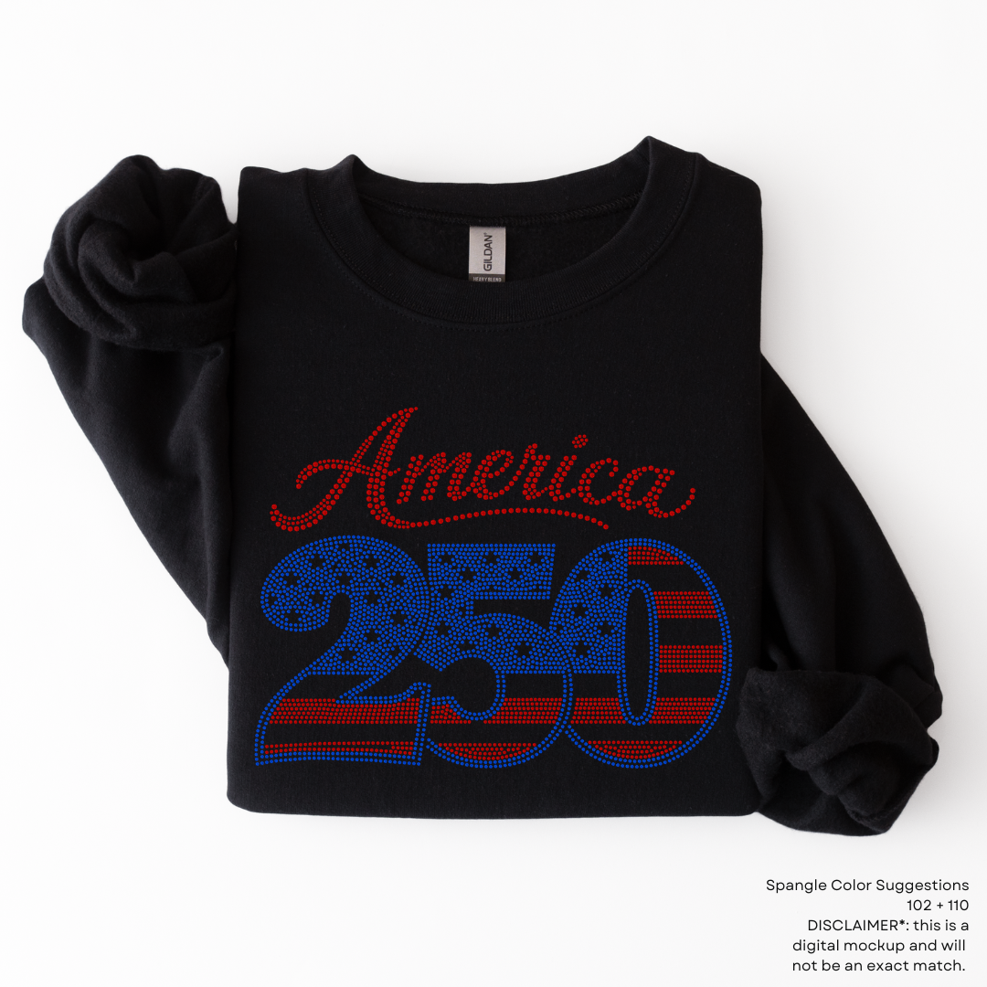 America 250 Years SPANGLE TRANSFER