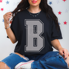 Custom SPANGLE Text SPANGLE Transfer - 11.5" BIG Letters- One Color