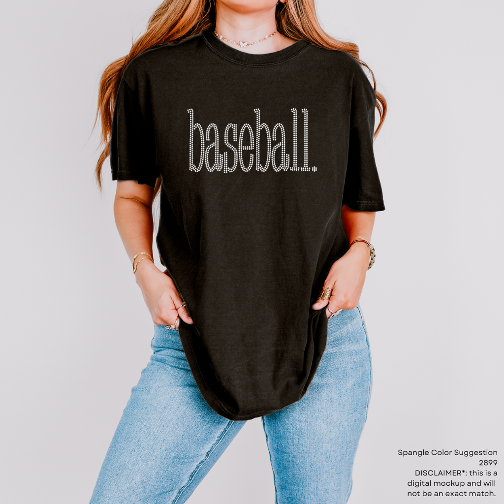 Baseball Period SPANGLES TRANSFER