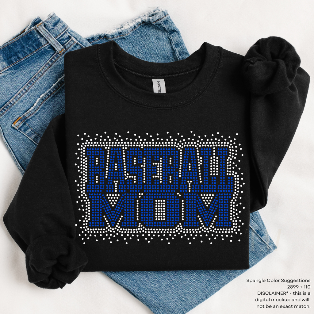 Baseball Mom Scatter SPANGLES TRANSFER