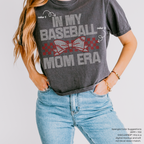 Baseball Mom Era Bow SPANGLES TRANSFER