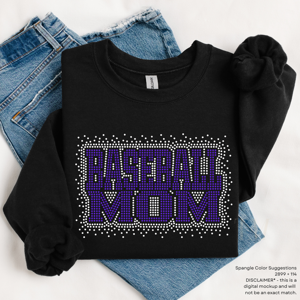 Baseball Mom Scatter SPANGLES TRANSFER