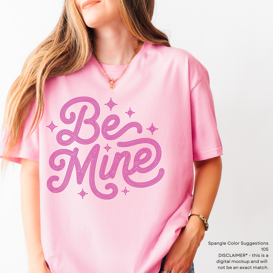 Be Mine SPANGLES TRANSFER