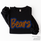 Bears Outline Mascot SPANGLE TRANSFER