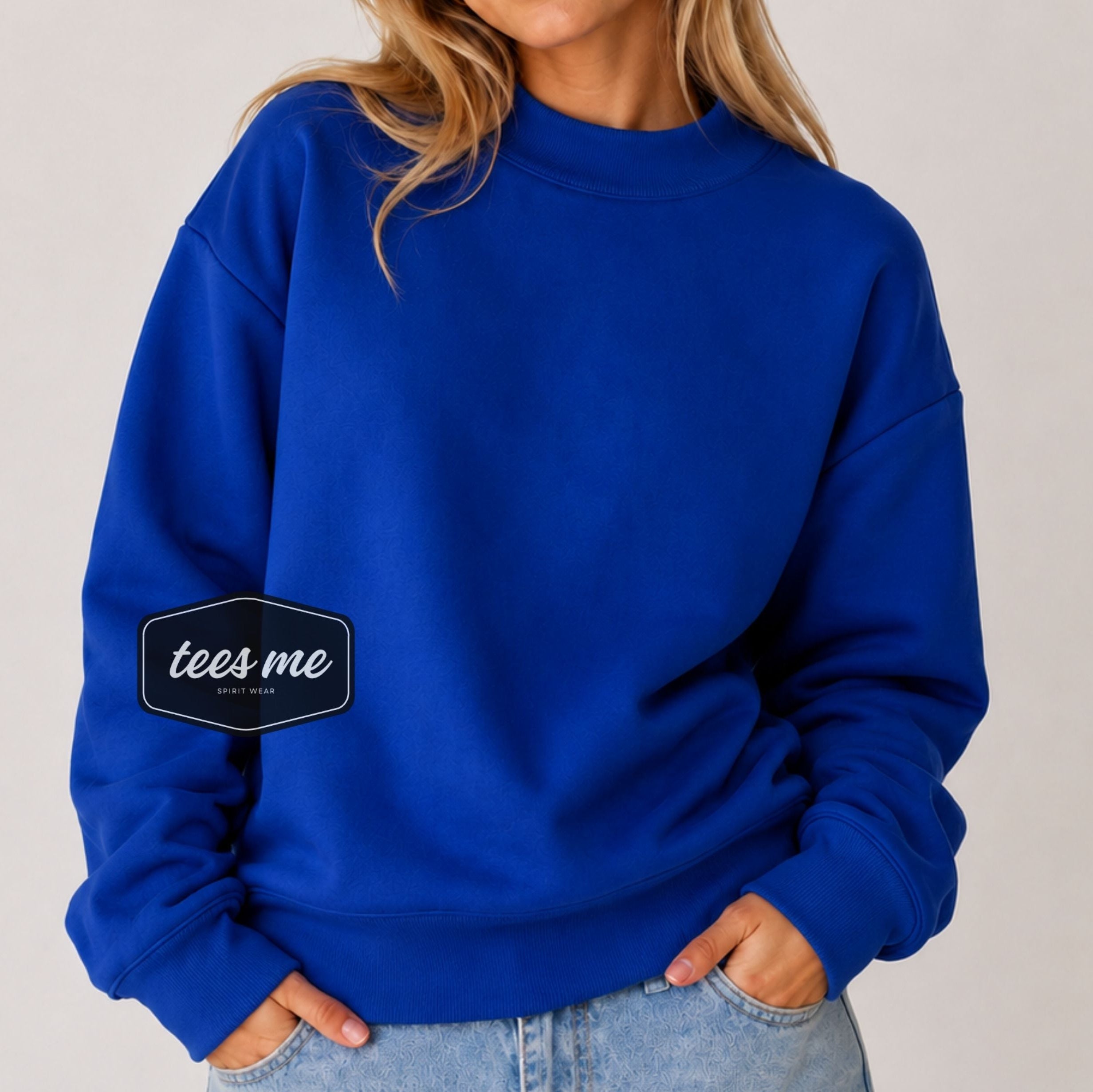 Solid Tees Me Premium Mock Neck Sweatshirt || READY TO SHIP