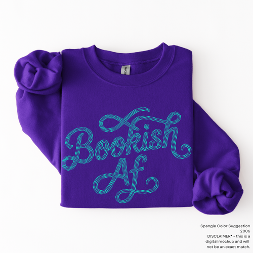 Bookish AF SPANGLES TRANSFER